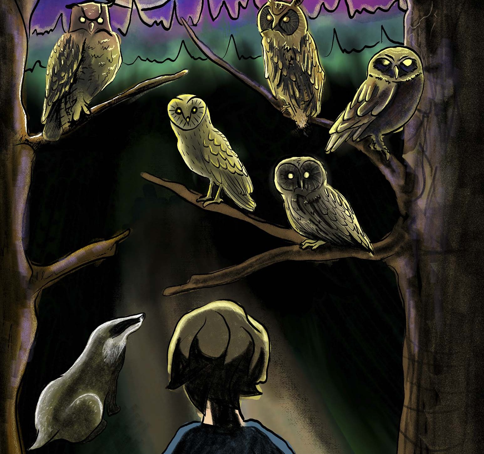 O duši lesa kapitola 15 Prodloužená návštěva a soví slet